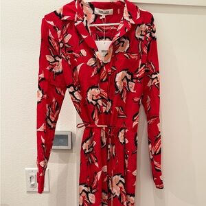 Diane von Furstenburg Outlet floral dress